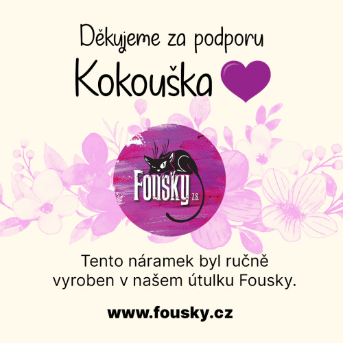 Náramek kocourka Kokouška 4