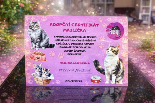 Balíček symbolické adopce - Adoptuj mazlíčka 4