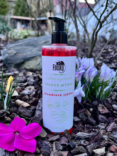 Tekuté mýdlo s pumpičkou - Granátové jablko 1