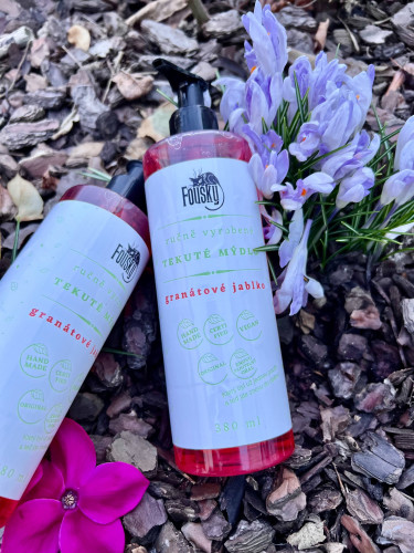 Tekuté mýdlo s pumpičkou - Granátové jablko 4