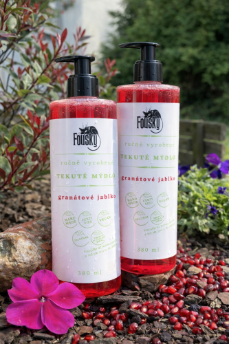 Tekuté mýdlo s pumpičkou - Granátové jablko 1