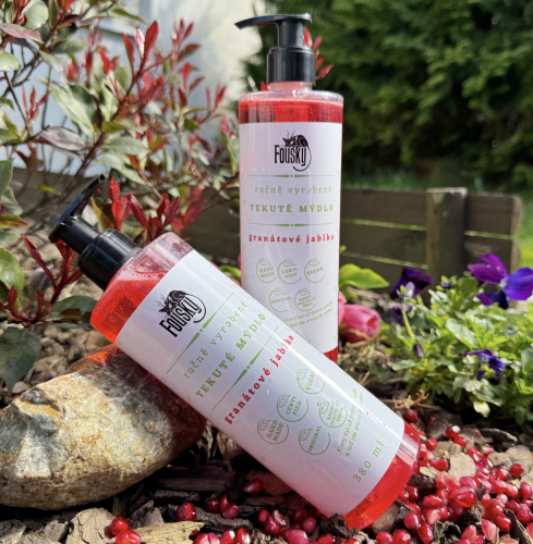 Tekuté mýdlo s pumpičkou - Granátové jablko 3