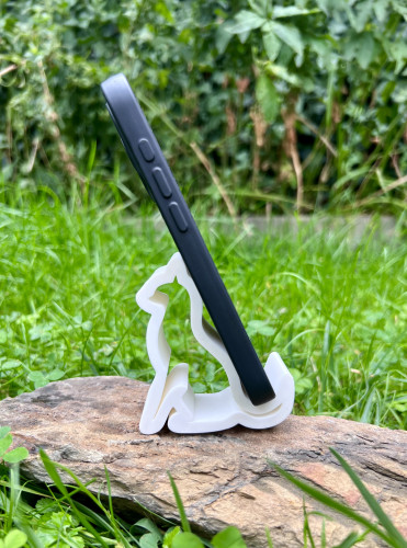 Stojánek na mobil - bílý 2