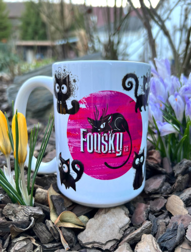 Fouskohrnek s černými kočičkami 🐾 2