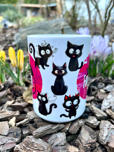 Fouskohrnek s černými kočičkami 🐾 3