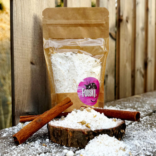 Šumivá sůl do koupele s vůní skořice a heřmánku 2