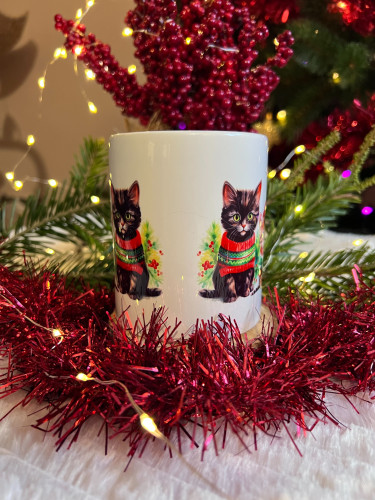 Hrnek Vánoční koťátka 2