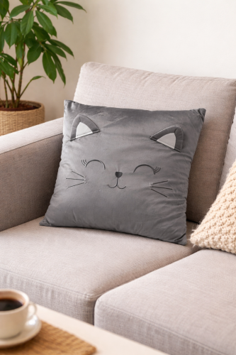 Dekorační polštářek - Kočička 2