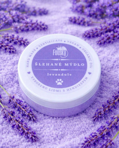 Šlehané mýdlo s vůní levandule 1