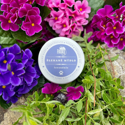 Šlehané mýdlo s vůní levandule 1