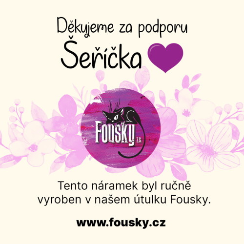 Náramek kocourka Šeříčka 6