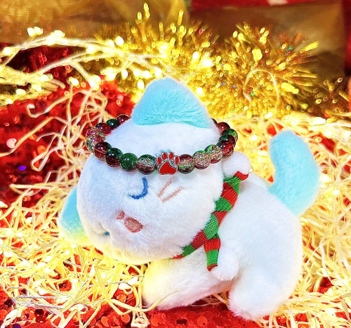 Vánoční náramek s tlapičkou - v dárkovém balení 1