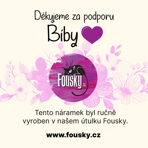 Náramek kocourka Bíby 2