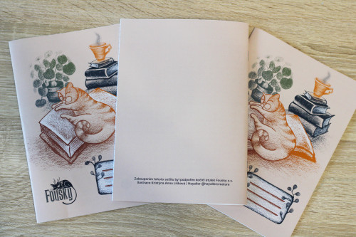 Linkovaný sešit A5 Fousky - béžový 2