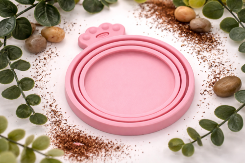 Víčko na konzervy - růžové 1