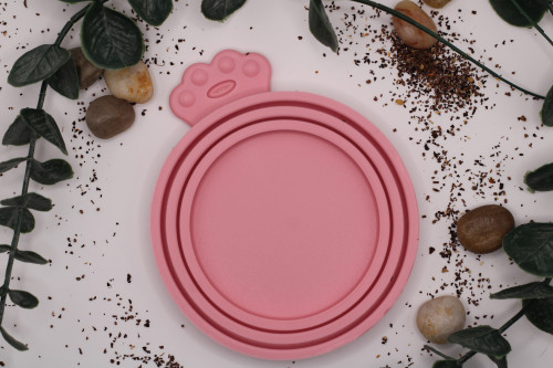 Víčko na konzervy - růžové 1