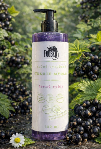 Tekuté mýdlo s pumpičkou - Černý rybíz 2