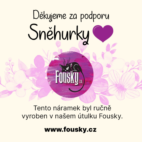 Náramek kočičky Sněhurky 6