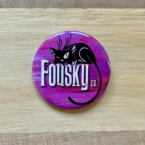 Placka s logem Fousky z.s. - velká 1