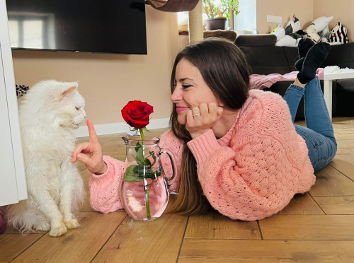 Vzpomínkový náramek kocourka Moríska - modrý 10