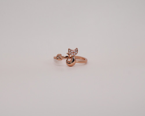 Růžově zlatý prstýnek 4