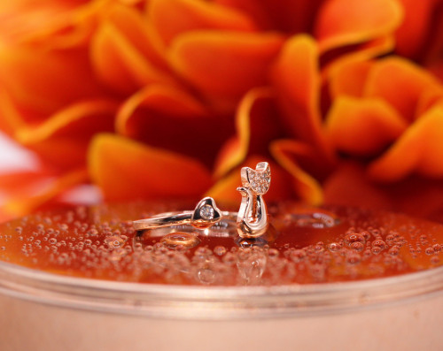 Růžově zlatý prstýnek 3