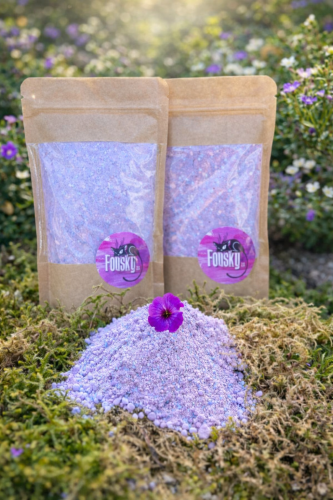 Šumivá sůl do koupele s vůní levandule 1