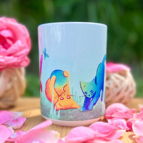 Hrnek velký - Kočičí radost 2