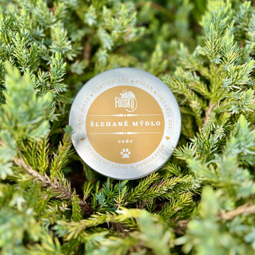 Šlehané mýdlo s vůní cedru 1