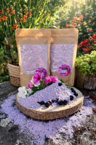 Šumivá sůl do koupele s vůní černého rybízu 2