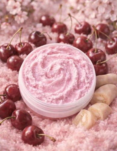 Šlehané mýdlo s vůní višně a marcipánu 2
