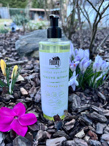 Tekuté mýdlo s pumpičkou - Zelený čaj 2