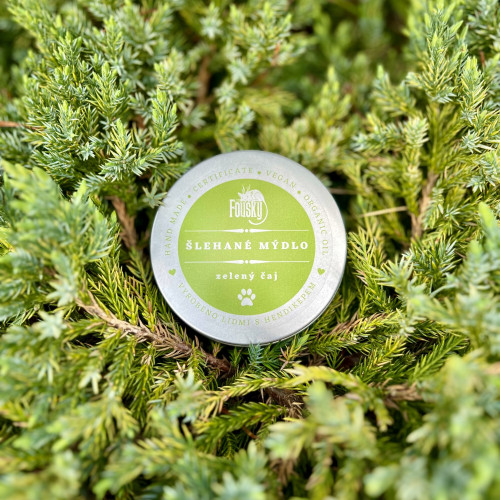 Šlehané mýdlo s vůní zeleného čaje 1