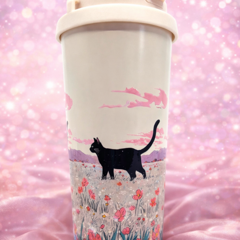 Termohrnek - černá kočka