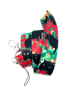 Klíčenka na krk - červenozelená