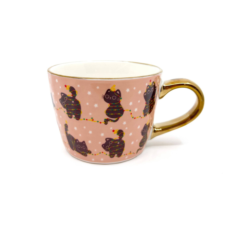 Hrnek - kočička se světélky