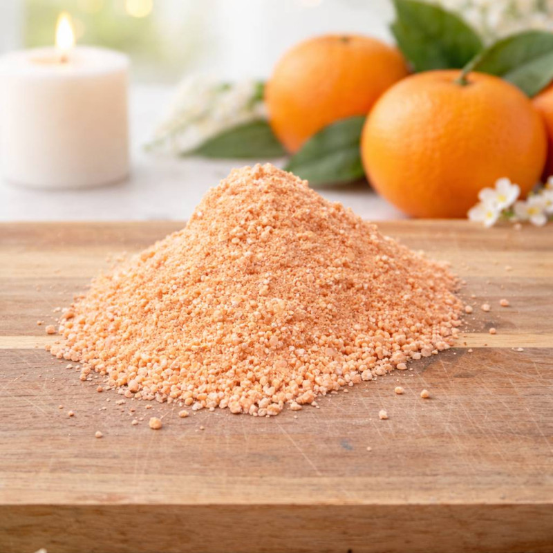 Šumivá sůl do koupele s vůní mandarinky