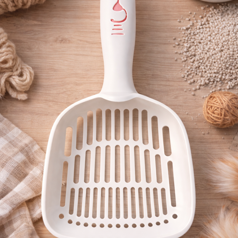 Lopatka na trus - bílá