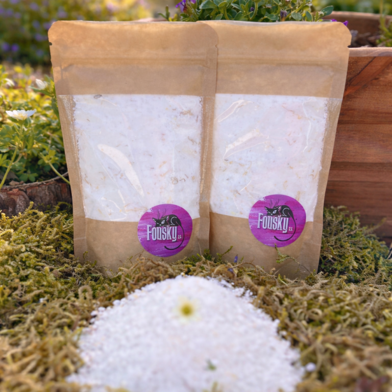 Šumivá sůl do koupele s vůní citronové trávy