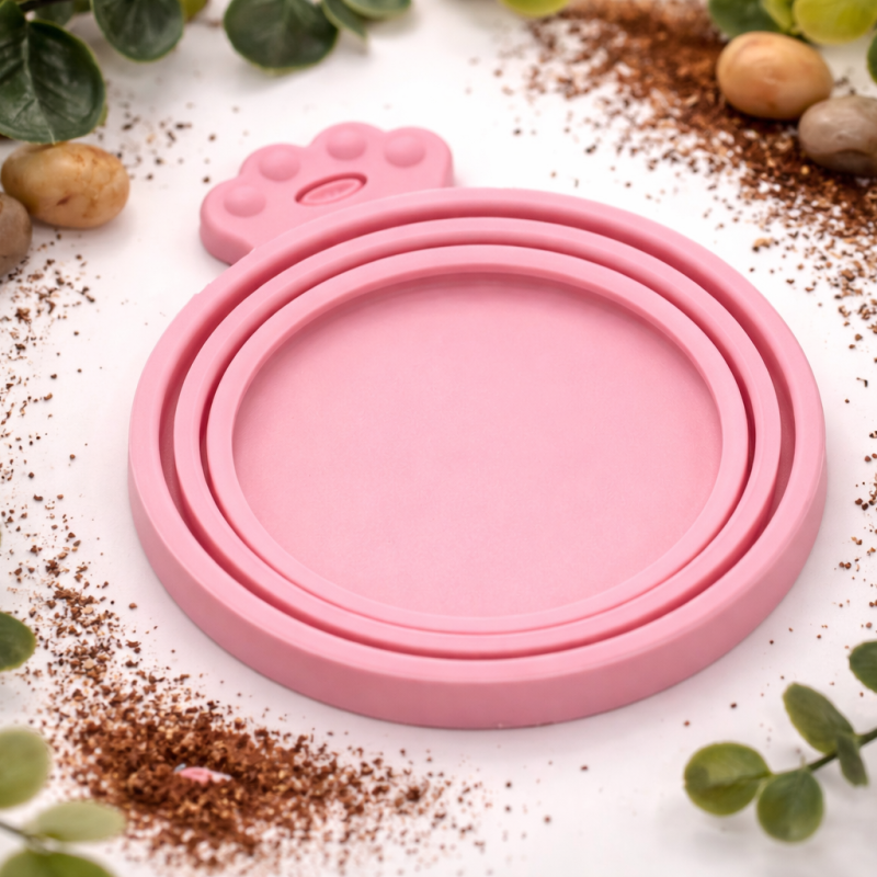 Víčko na konzervy - růžové