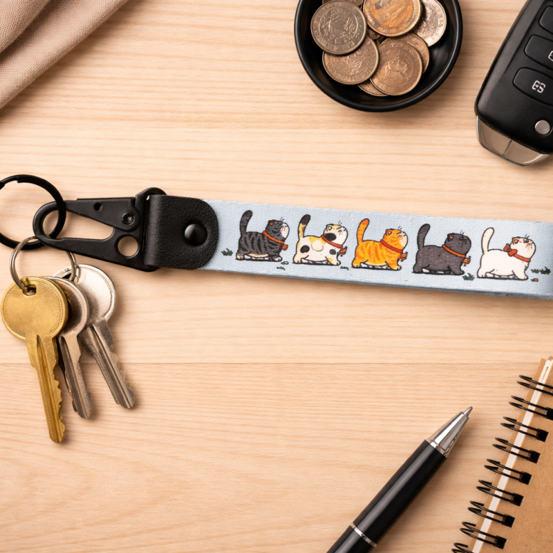 Klíčenka s pevnou karabinou