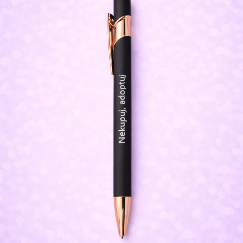 Propiska černá - Nekupuj, adoptuj