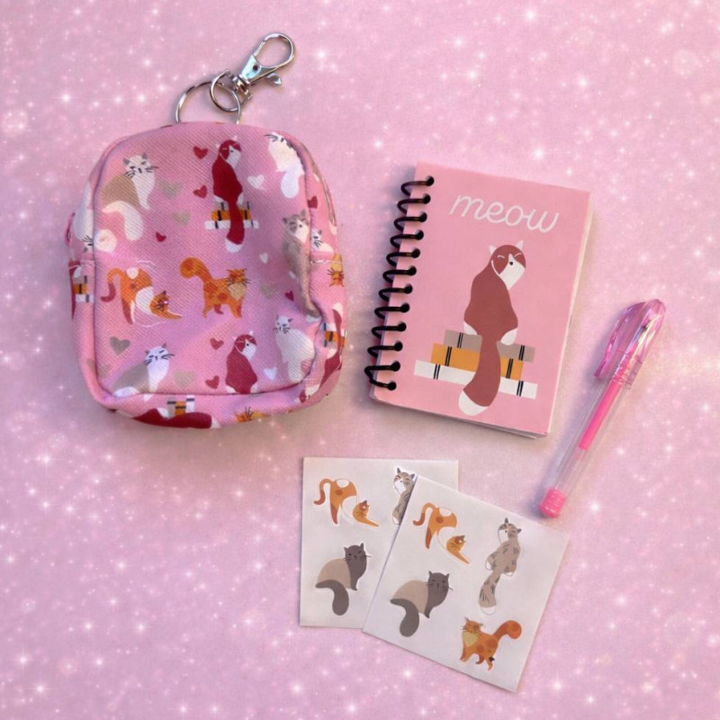 Kočičí mini set – radost do kapsy