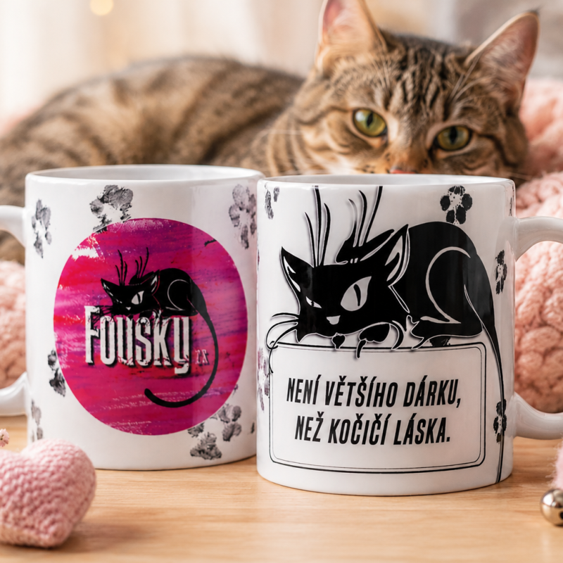 Hrnek Láska Fousky z.s.