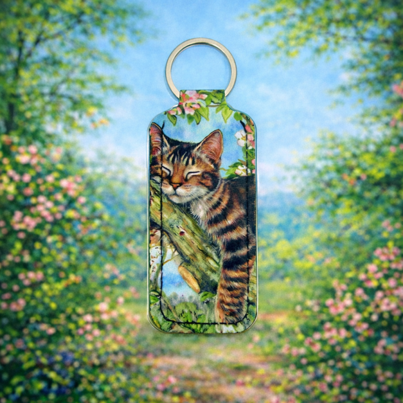 Látková klíčenka - odpočívající mourinka