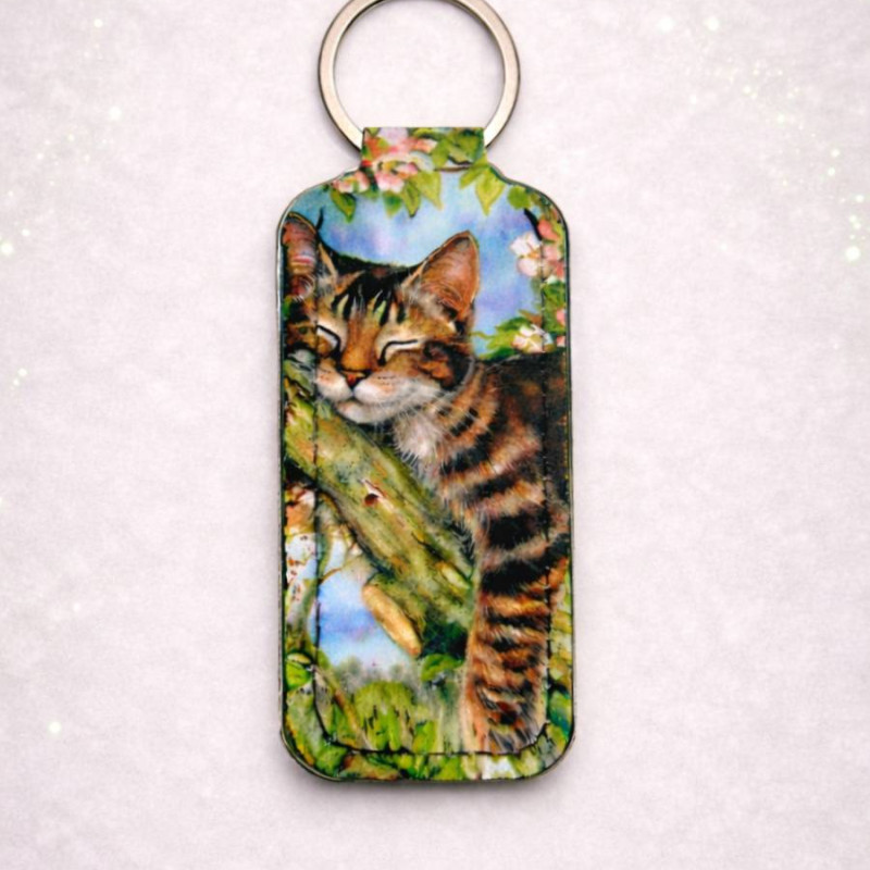 Látková klíčenka - odpočívající mourinka