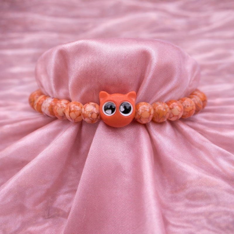 Náramek - Kočička zrzavá