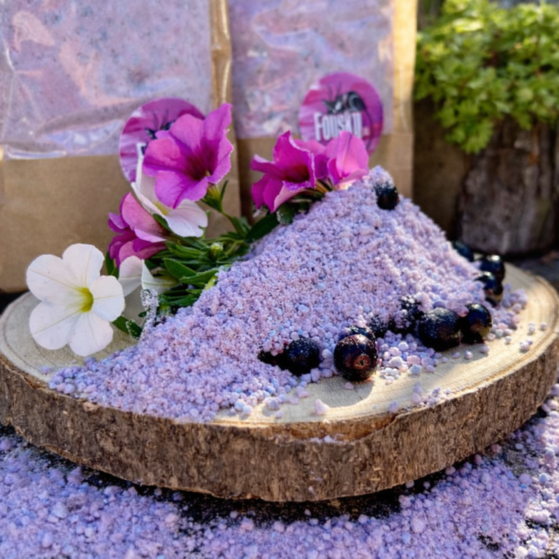 Šumivá sůl do koupele s vůní černého rybízu