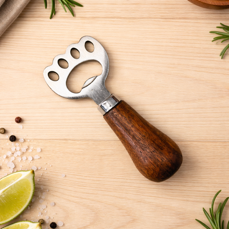 Otvírák na lahve ve tvaru tlapičky