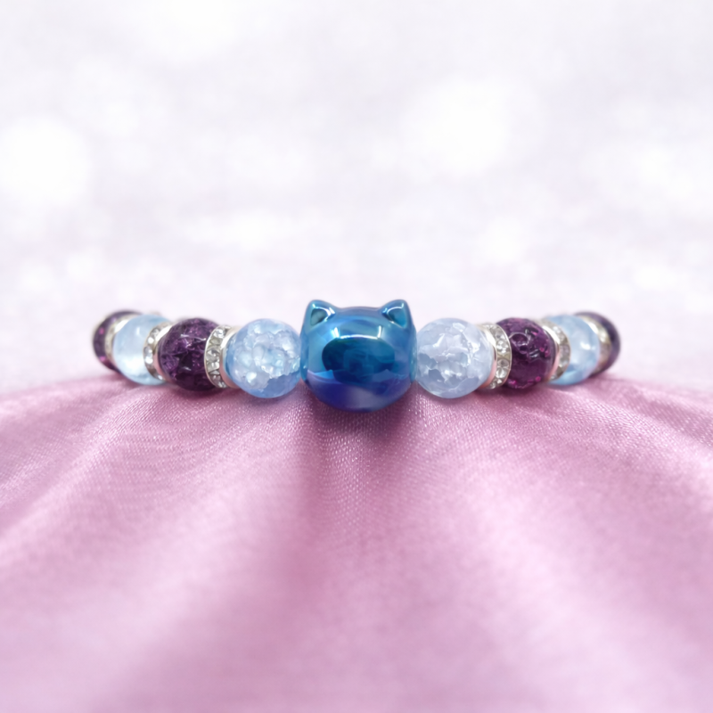 Náramek Kočičí duše - Noční obloha